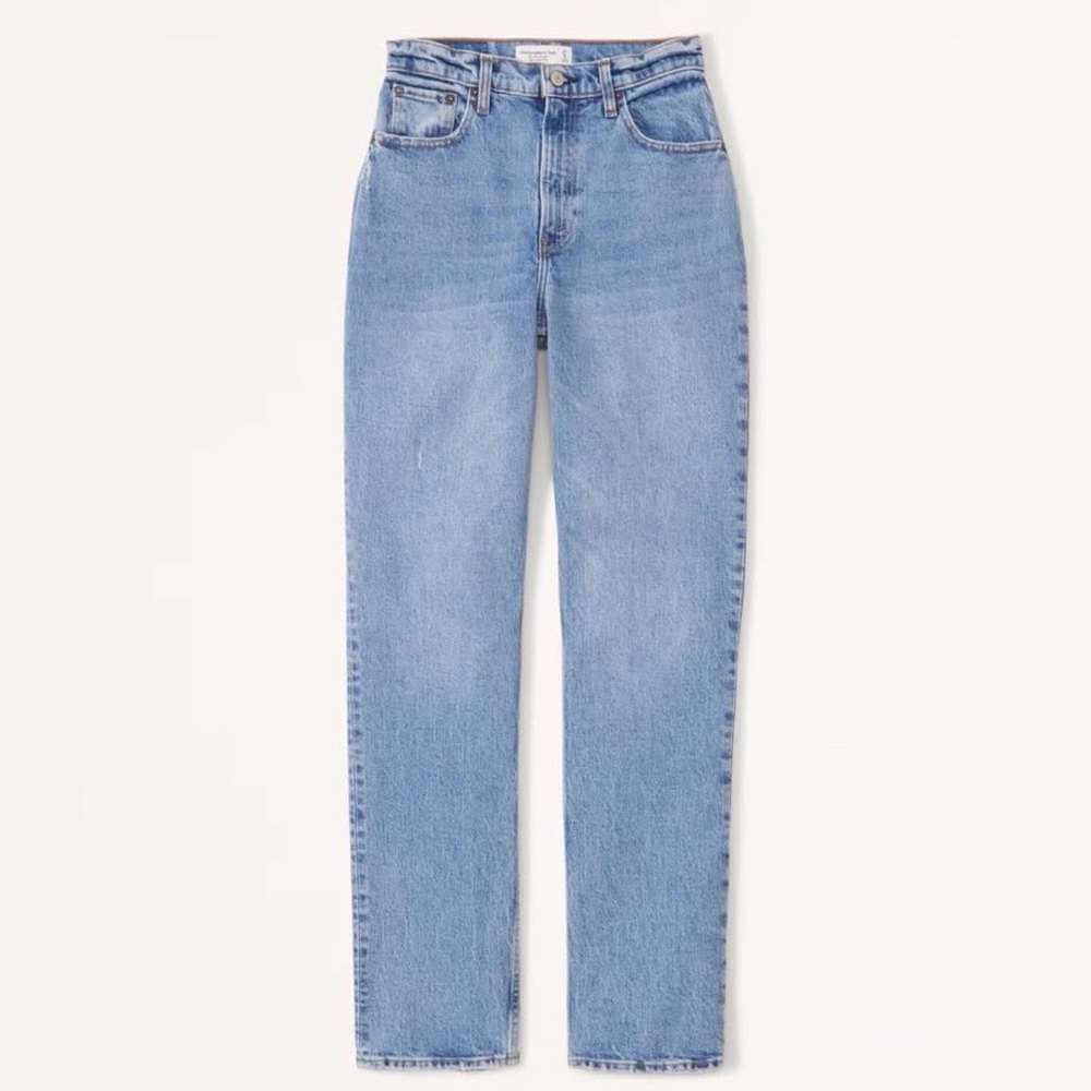 Abercrombie & Fitch Light Blue Straight Leg Jeans